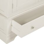 Bordeaux 3 Door Wardrobe in Ivory Color - Image 6