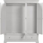 Bordeaux 3 Door Wardrobe in Pebble Grey Color - Image 6
