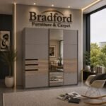Bremen 180cm Sliding Wardrobe Sahara
