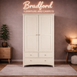 Cameo Combination Wardrobe in Stone white Color