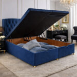 Castle Ottoman Storage Bed with Headboard - Image 3
