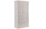 Clermont 2 Door 1 Drawer Wardrobe - Image 3