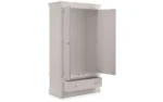 Clermont 2 Door 1 Drawer Wardrobe - Image 4