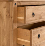 Corona 4 Drawer Chest in Distressed Waxed Pine - Image 8