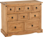Corona 4+3+2 Drawer Merchant Chest in Distressed Waxed Pine - Image 2