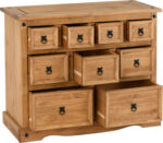 Corona 4+3+2 Drawer Merchant Chest in Distressed Waxed Pine - Image 3
