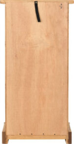 Corona 5 Drawer Narrow Chest Distressed Waxed Pine - Image 5