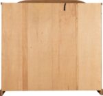 Corona Extra Large 4-Door Wardrobe - Distressed Waxed Pine - Rustic Mexican Style - Image 7