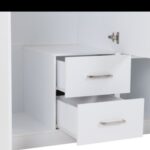 Dakota 3 Door 2 Drawer Mirrored Wardrobe in White Color - Image 6