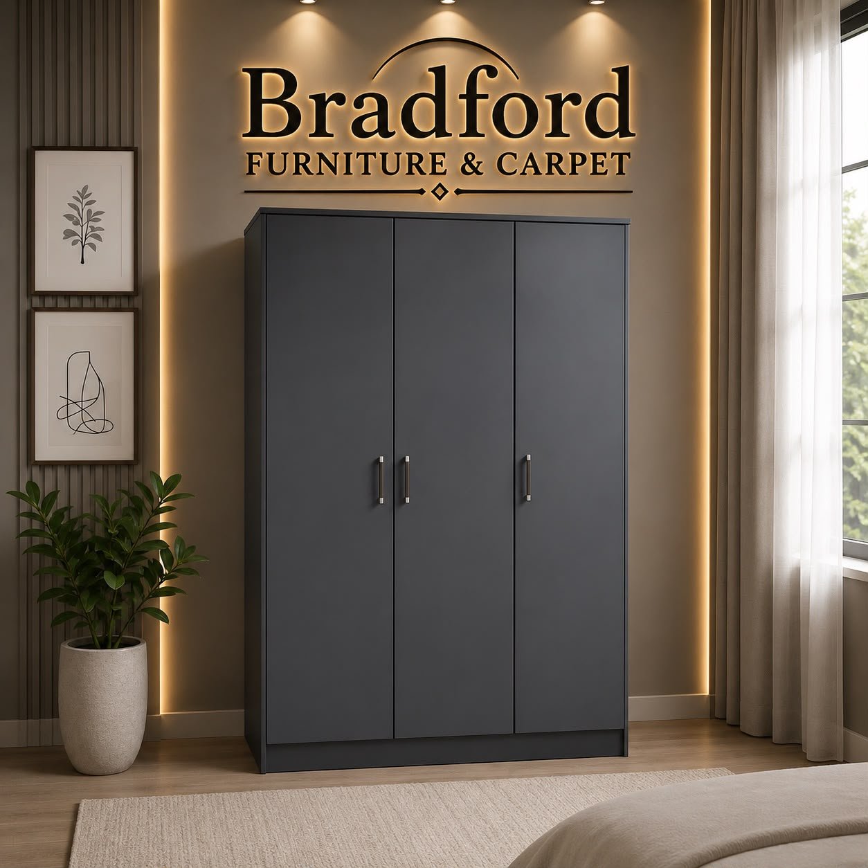 Dakota 3 Door Wardrobe Dakota 3 Door Wardrobe - Image 1