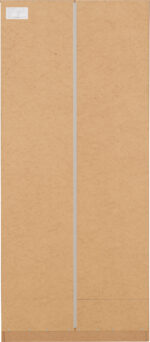 Denver 2 Door 1 Drawer Mirrored Wardrobe with Grey Gloss - Image 7