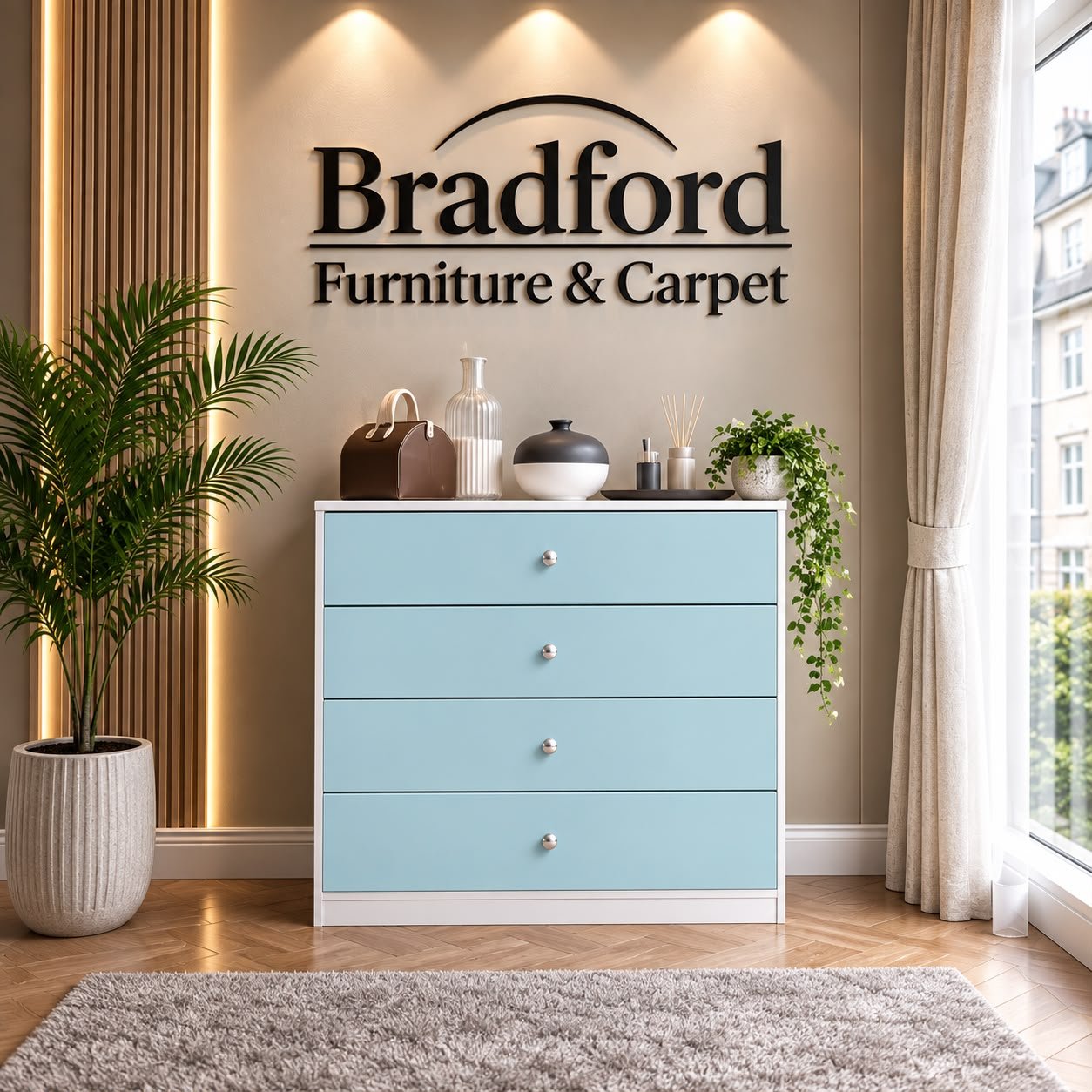 Denver 4 Drawer Chest in all Colors (4) Denver 4 Drawer Chest in all Colors - Image 1