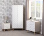 Dixie Trio Wardrobe Set in Dusty Grey/White Color - Image 6