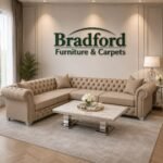 Hampton Chesterfield Corner Sofa, Champagne Classic Velvet