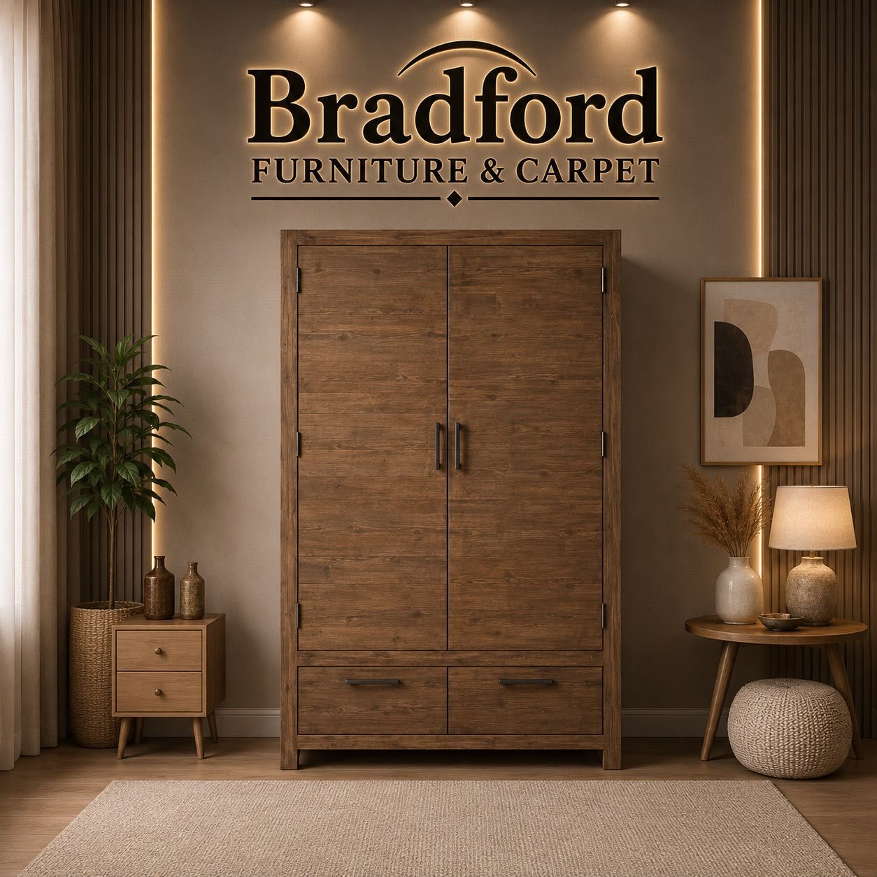 Heritage 2 Door Wardrobe