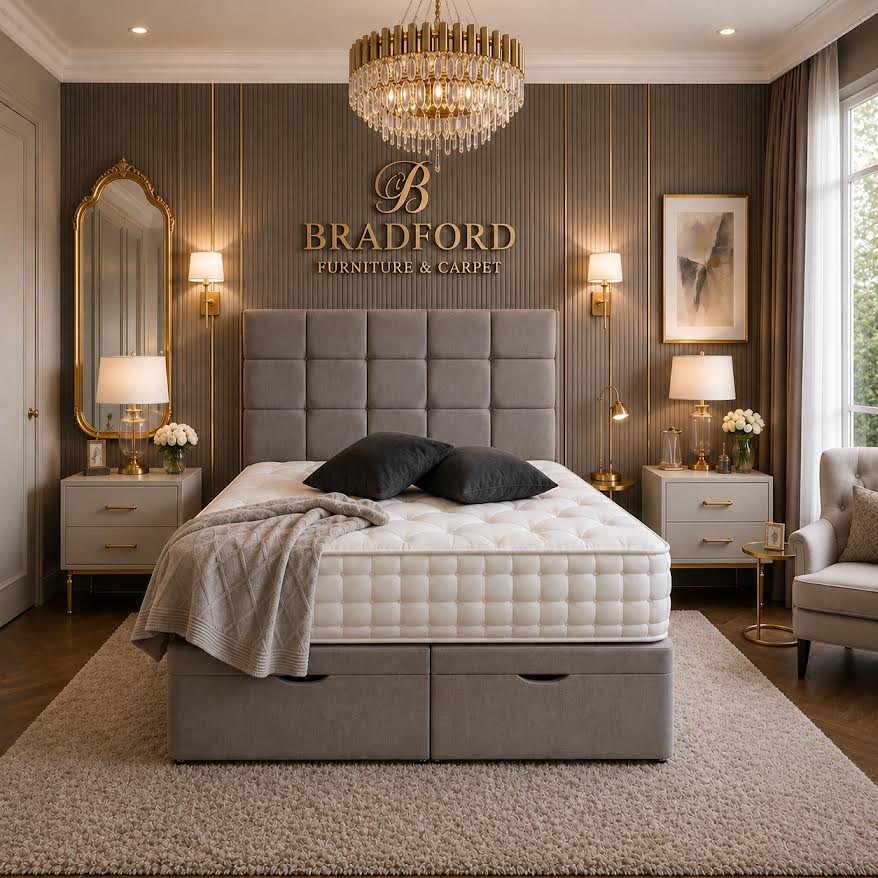 Kensington Ottoman End Lift Storage Divan Bed