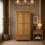 Mallory Combination Wardrobe in Oak Color - Image 2