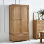 Mallory Combination Wardrobe in Oak Color - Image 2