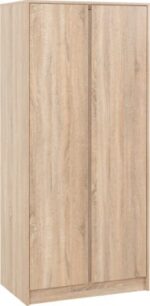 Malvern 2 Door Wardrobe Bedroom Set in Sonoma Oak Effect - Image 4