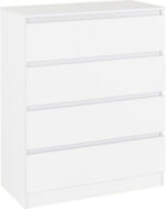Malvern 2 Door Wardrobe Bedroom Set in White Color - Image 6