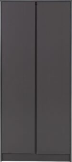Malvern 2 Door Wardrobe in Grey Color - Image 3