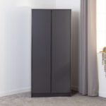 Malvern 2 Door Wardrobe in Grey Color - Image 8