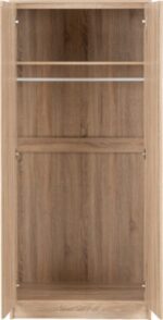 Malvern 2 Door Wardrobe in Sonoma Oak Effect - Image 4