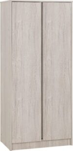 Malvern 2 Door Wardrobe in Urban Snow Effect - Image 2