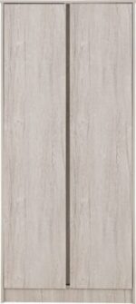 Malvern 2 Door Wardrobe in Urban Snow Effect - Image 3