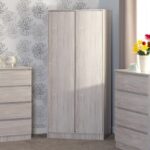 Malvern 2 Door Wardrobe in Urban Snow Effect - Image 8