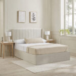 Maya Winged Ottoman Natural