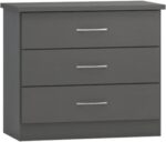 Nevada 3 Drawer Chest in all Colors - Image 2