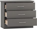 Nevada 3 Drawer Chest in all Colors - Image 4