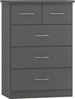 Nevada 3+2 Drawer Chest in all Colors - Image 2