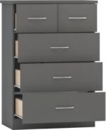 Nevada 3+2 Drawer Chest in all Colors - Image 3