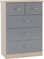 Nevada 3+2 Drawer Chest in all Colors - Image 12
