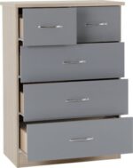 Nevada 3+2 Drawer Chest in all Colors - Image 13