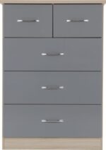 Nevada 3+2 Drawer Chest in all Colors - Image 14