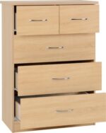 Nevada 3+2 Drawer Chest in all Colors - Image 23