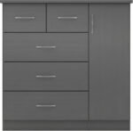 Nevada 5 Drawer Narrow Chest in all Colors - Image 6