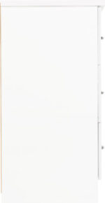 Nevada 6 Drawer Chest in White Gloss - Image 7