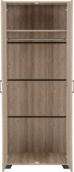 Oliver 2 Door Wardrobe Bedroom Set in Light Oak Effect - Image 3