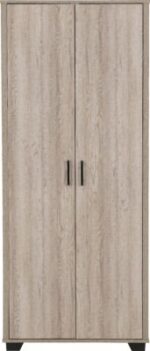 Oliver 2 Door Wardrobe in Light Oak Effect - Image 4