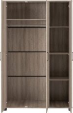 Oliver 3 Door Wardrobe Bedroom Set in Light Oak Effect - Image 6