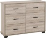 Oliver 6 Drawer Chest in Light Oak Effect - Image 2