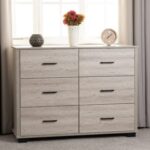 Oliver 6 Drawer Chest in Light Oak Effect