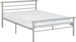 Orion Metal Bed in Silver Color - Image 2