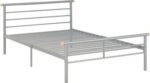 Orion Metal Bed in Silver Color - Image 3