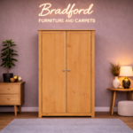 Oslo 2 Door Wardrobe in Antique Pine