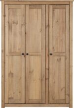 Panama 3 Door Wardrobe in Natural Wax - Image 5